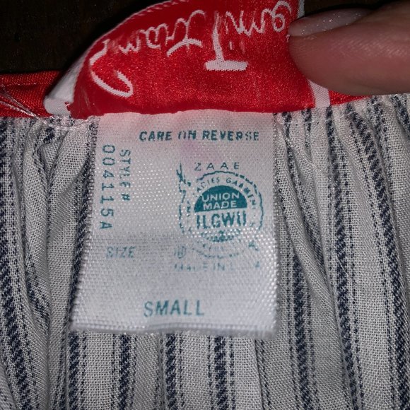 Vtg. 1950's ILGWU mumu/dress Women's small - Picture 2 of 7